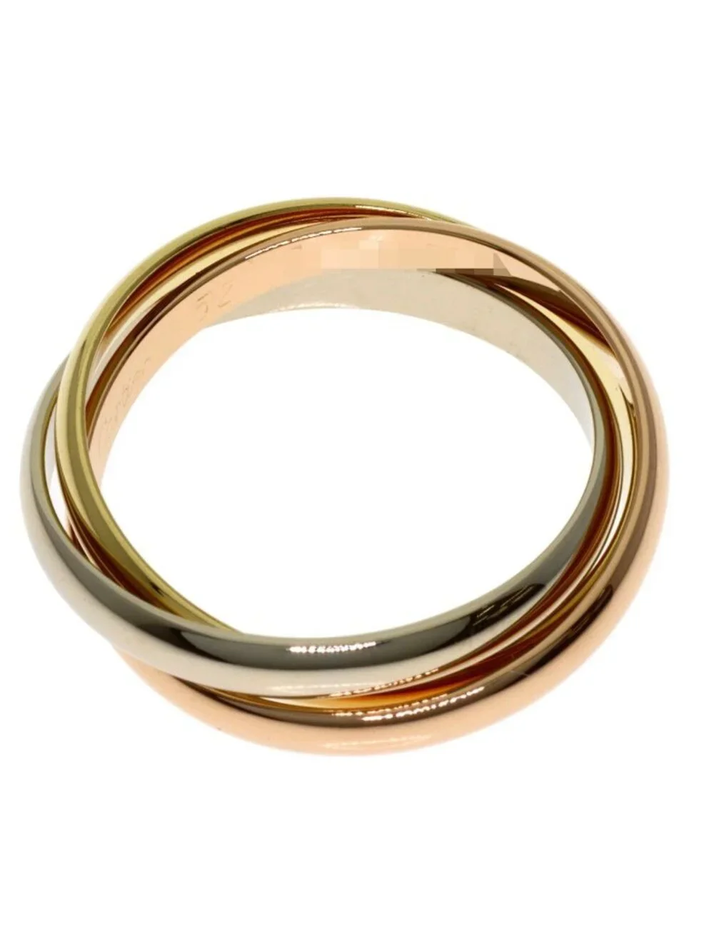 Cartier Trinity SM 52 Ring 18k Yellow Gold 18k Pink White